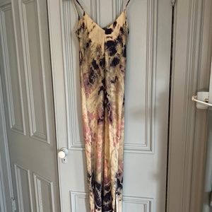 Tie Dye Maxi Slip Dress